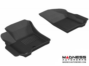 Dodge Journey Floor Mats (Set of 2) - Front - Black by 3D MAXpider